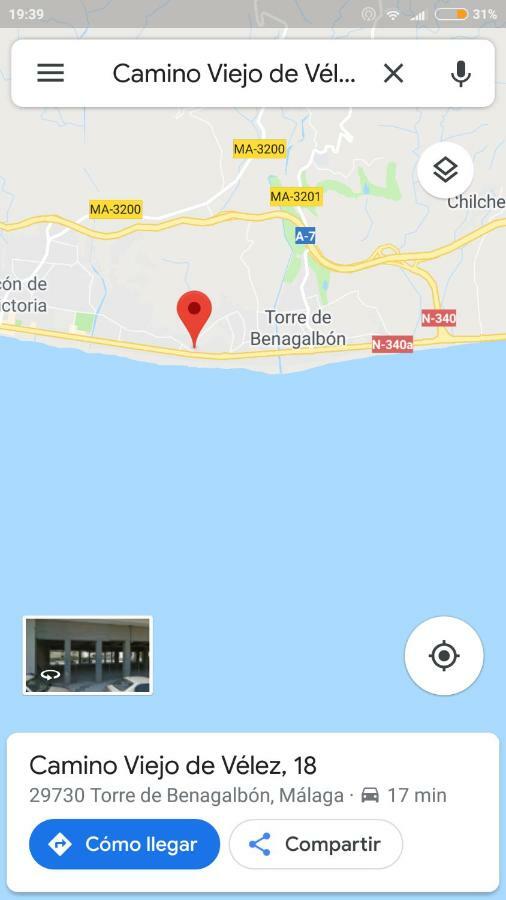 Апартаменти Precioso Atico En Torre De Benagalbon A 20 Metros Del Mar. Екстер'єр фото
